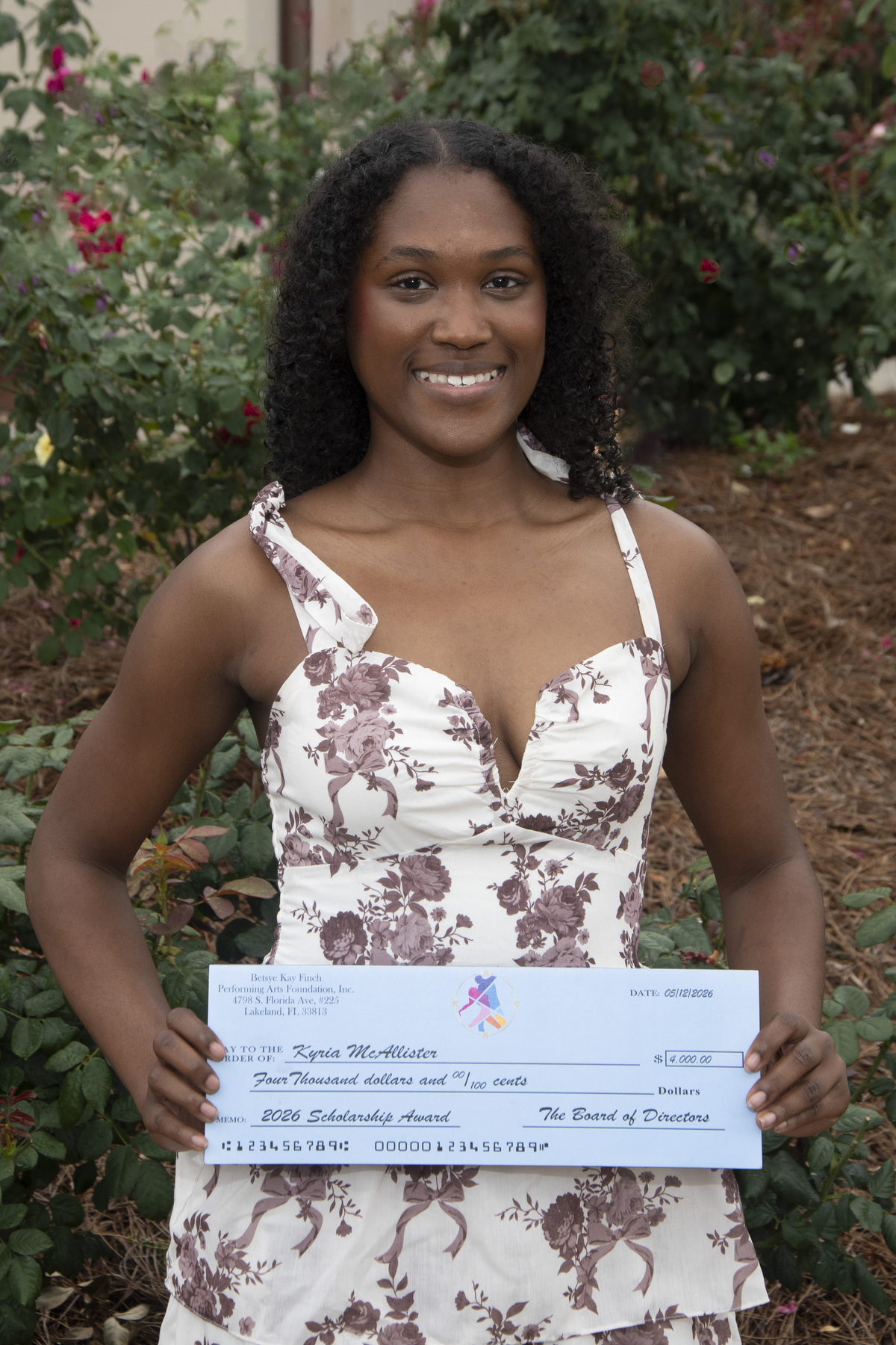 Betsye Kay Finch Performing Arts Foundation Announces 2026 Scholarship Winner