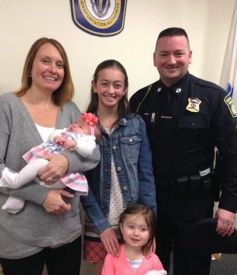 Sergeant Finnerty and his family