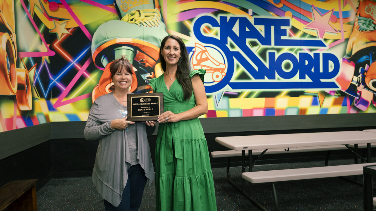 Skate World Owner, Chanel Bellotto, Receives July 2025 Small Business of the Month Award