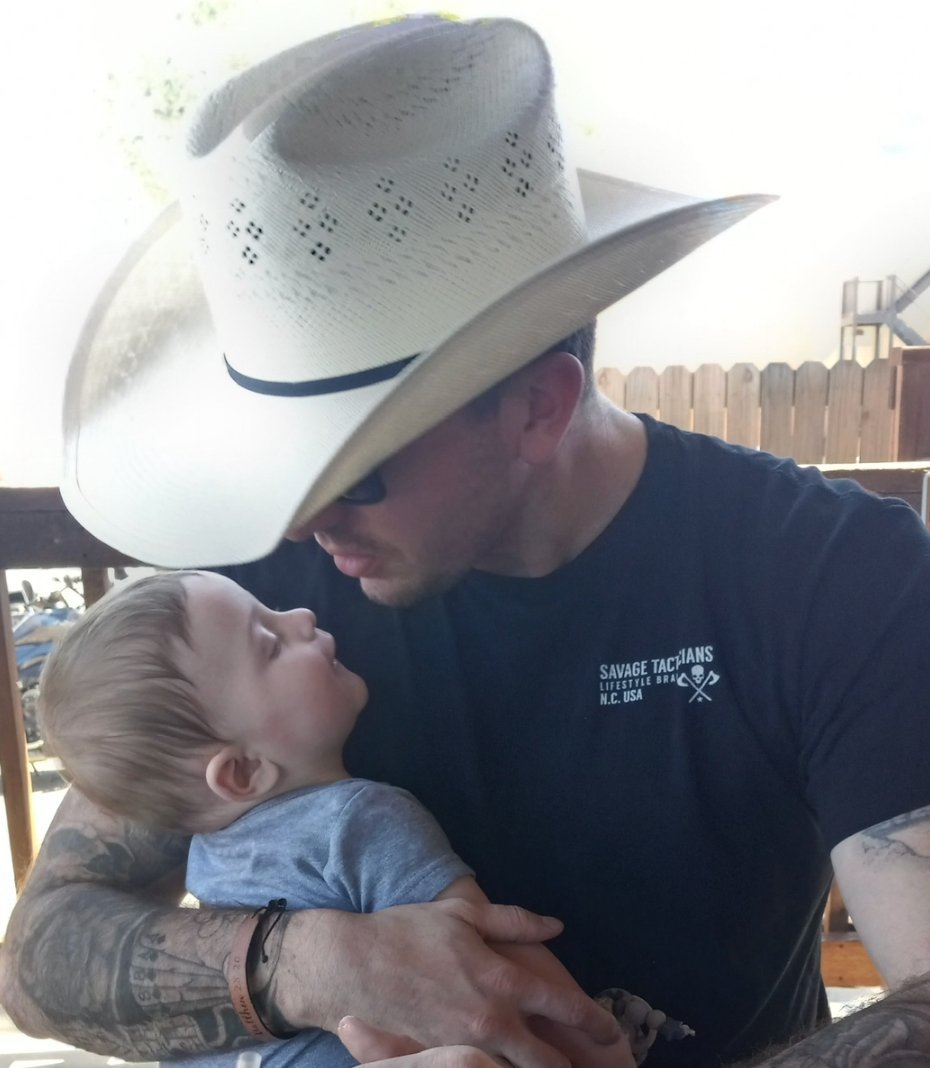 James and his son